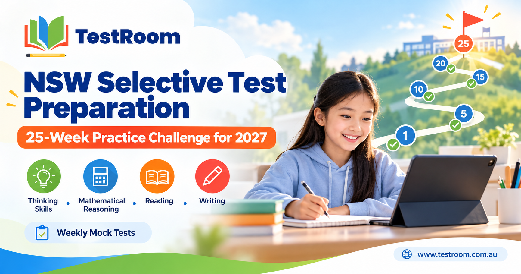 Selective Exam Preparation: The 25-Week Selective Test Practice Plan for 2027